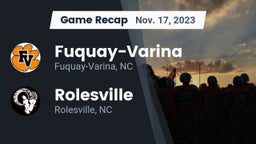 Recap: Fuquay-Varina  vs. Rolesville  2023