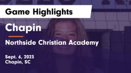 Chapin  vs Northside Christian Academy Game Highlights - Sept. 6, 2023