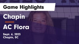 Chapin  vs AC Flora  Game Highlights - Sept. 6, 2023