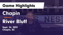 Chapin  vs River Bluff  Game Highlights - Sept. 26, 2023