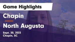 Chapin  vs North Augusta  Game Highlights - Sept. 30, 2023