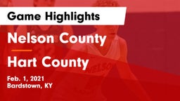 Nelson County  vs Hart County  Game Highlights - Feb. 1, 2021