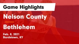 Nelson County  vs Bethlehem  Game Highlights - Feb. 8, 2021