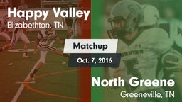 Matchup: Happy Valley vs. North Greene  2016