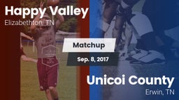 Matchup: Happy Valley vs. Unicoi County  2017