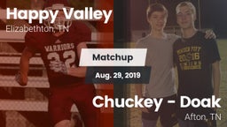 Matchup: Happy Valley vs. Chuckey - Doak  2019