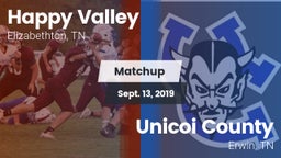 Matchup: Happy Valley vs. Unicoi County  2019