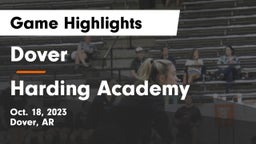 Dover  vs Harding Academy  Game Highlights - Oct. 18, 2023