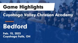 Cuyahoga Valley Christian Academy  vs Bedford  Game Highlights - Feb. 15, 2023