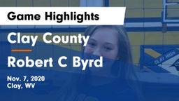 Clay County  vs Robert C Byrd Game Highlights - Nov. 7, 2020