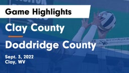 Clay County  vs Doddridge County  Game Highlights - Sept. 3, 2022