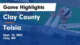 Clay County  vs Tolsia  Game Highlights - Sept. 10, 2022