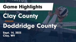 Clay County  vs Doddridge County  Game Highlights - Sept. 14, 2023