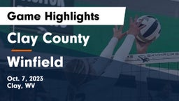 Clay County  vs Winfield  Game Highlights - Oct. 7, 2023