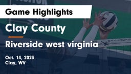 Clay County  vs Riverside west virginia Game Highlights - Oct. 14, 2023