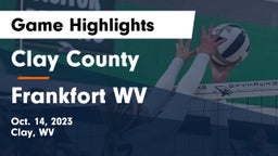 Clay County  vs Frankfort  WV Game Highlights - Oct. 14, 2023