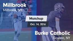 Matchup: Millbrook vs. Burke Catholic  2016