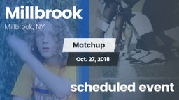 Matchup: Millbrook vs. scheduled event 2018