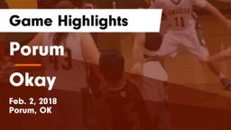 Porum  vs Okay  Game Highlights - Feb. 2, 2018