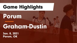 Porum  vs Graham-Dustin Game Highlights - Jan. 8, 2021