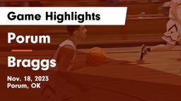 Porum  vs Braggs  Game Highlights - Nov. 18, 2023