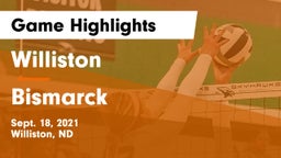 Williston  vs Bismarck  Game Highlights - Sept. 18, 2021