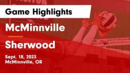 McMinnville  vs Sherwood  Game Highlights - Sept. 18, 2023