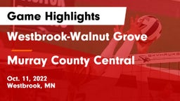 Westbrook-Walnut Grove  vs Murray County Central Game Highlights - Oct. 11, 2022