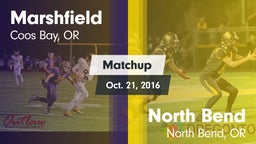 Matchup: Marshfield High vs. North Bend  2016