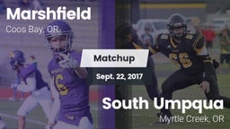 Matchup: Marshfield High vs. South Umpqua  2017