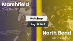 Matchup: Marshfield High vs. North Bend  2018