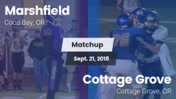 Matchup: Marshfield High vs. Cottage Grove  2018