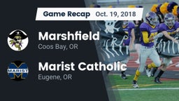 Recap: Marshfield  vs. Marist Catholic  2018