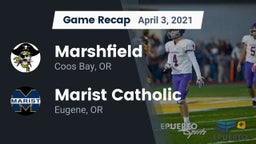 Recap: Marshfield  vs. Marist Catholic  2021