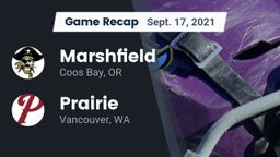 Recap: Marshfield  vs. Prairie  2021