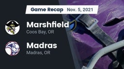 Recap: Marshfield  vs. Madras  2021