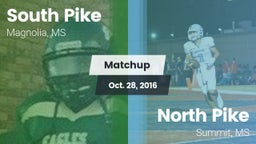 Matchup: South Pike vs. North Pike  2016