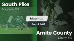 Matchup: South Pike vs. Amite County  2017
