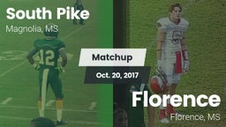 Matchup: South Pike vs. Florence  2017