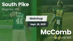 Matchup: South Pike vs. McComb  2018