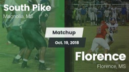 Matchup: South Pike vs. Florence  2018