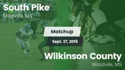 Matchup: South Pike vs. Wilkinson County  2019