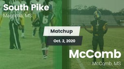 Matchup: South Pike vs. McComb  2020