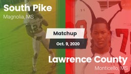 Matchup: South Pike vs. Lawrence County  2020