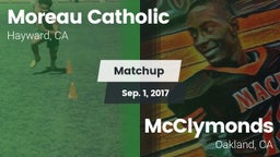 Matchup: Moreau Catholic vs. McClymonds  2017