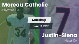 Matchup: Moreau Catholic vs. Justin-Siena  2017