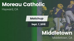 Matchup: Moreau Catholic vs. Middletown  2018