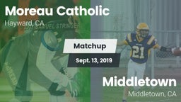 Matchup: Moreau Catholic vs. Middletown  2019