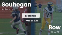 Matchup: Souhegan vs. Bow  2018