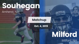Matchup: Souhegan vs. Milford  2019